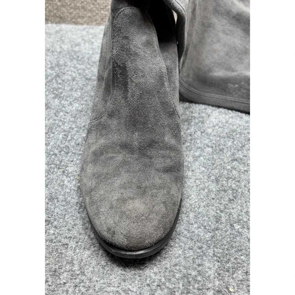 Stuart Weitzman Tieland Over The Knee Boot Womens Size 8.5 M Gray Smoke $950